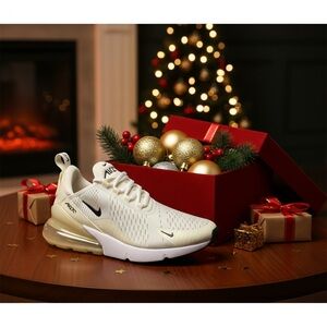 Nike Cream Holiday Decor Sneakers